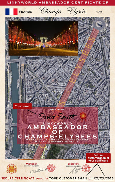 LINKYWORLD Ambassador of Champs elysee