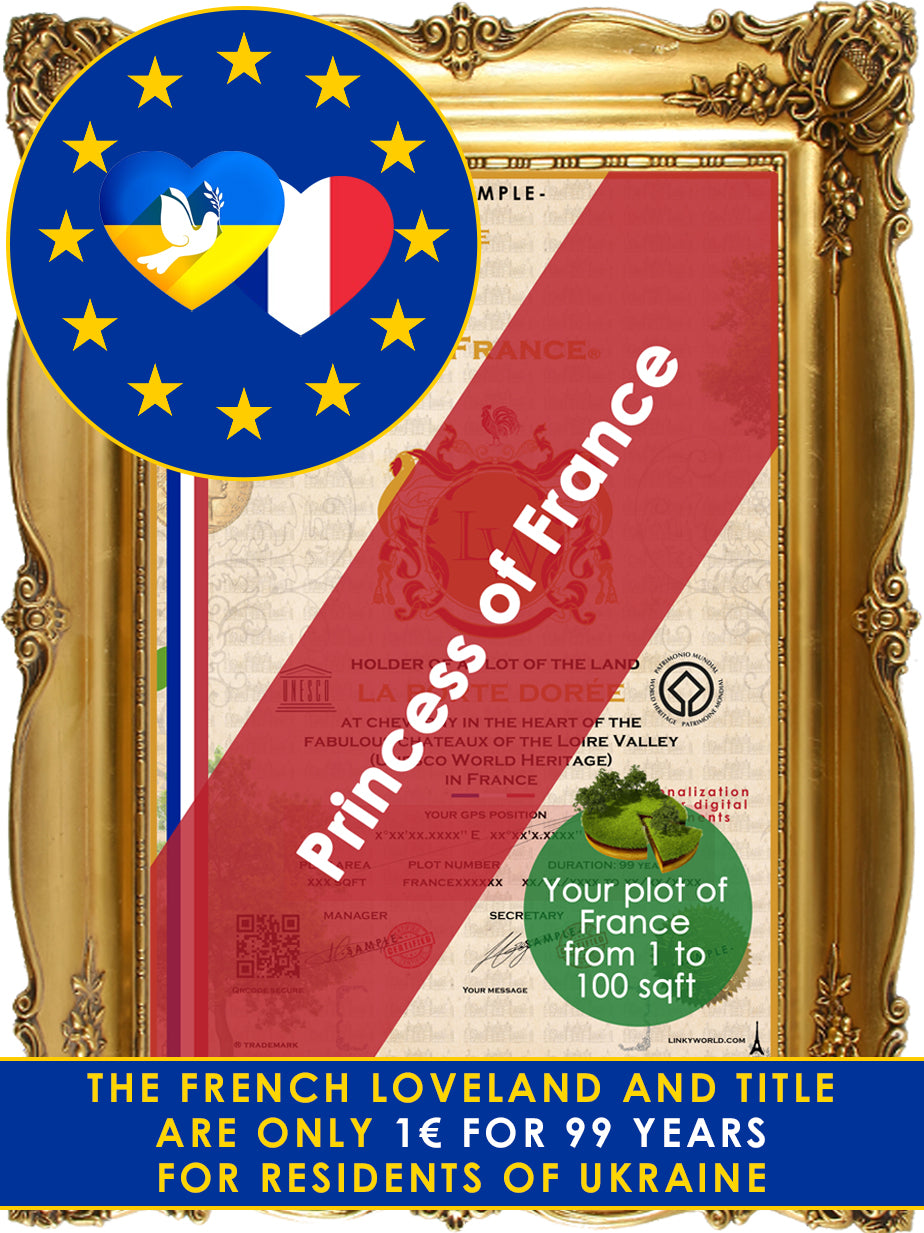 Princess of France (1€ symbolic "for 99 years" for residents of Ukraine)